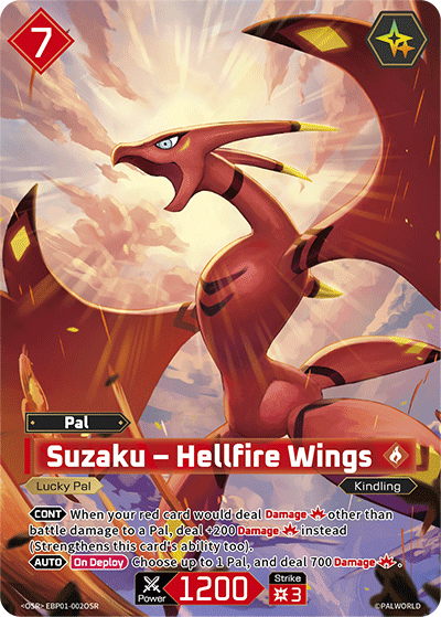 Suzaku – Hellfire Wings (BP01-002-OSR)