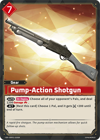 Pump-Action Shotgun (BP01-020-SR)