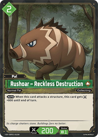Rushoar – Reckless Destruction (BP01-052-SR)