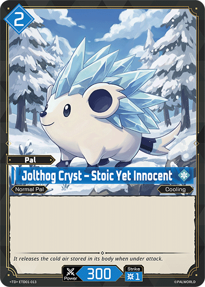 Jolthog Cryst – Stoic Yet Innocent (TD01-013)